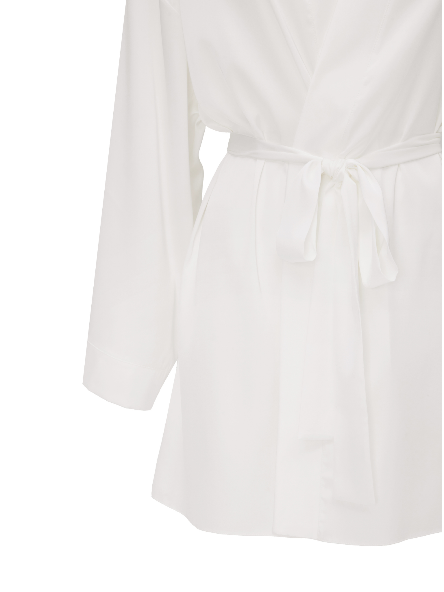 Celine White Robe - Short