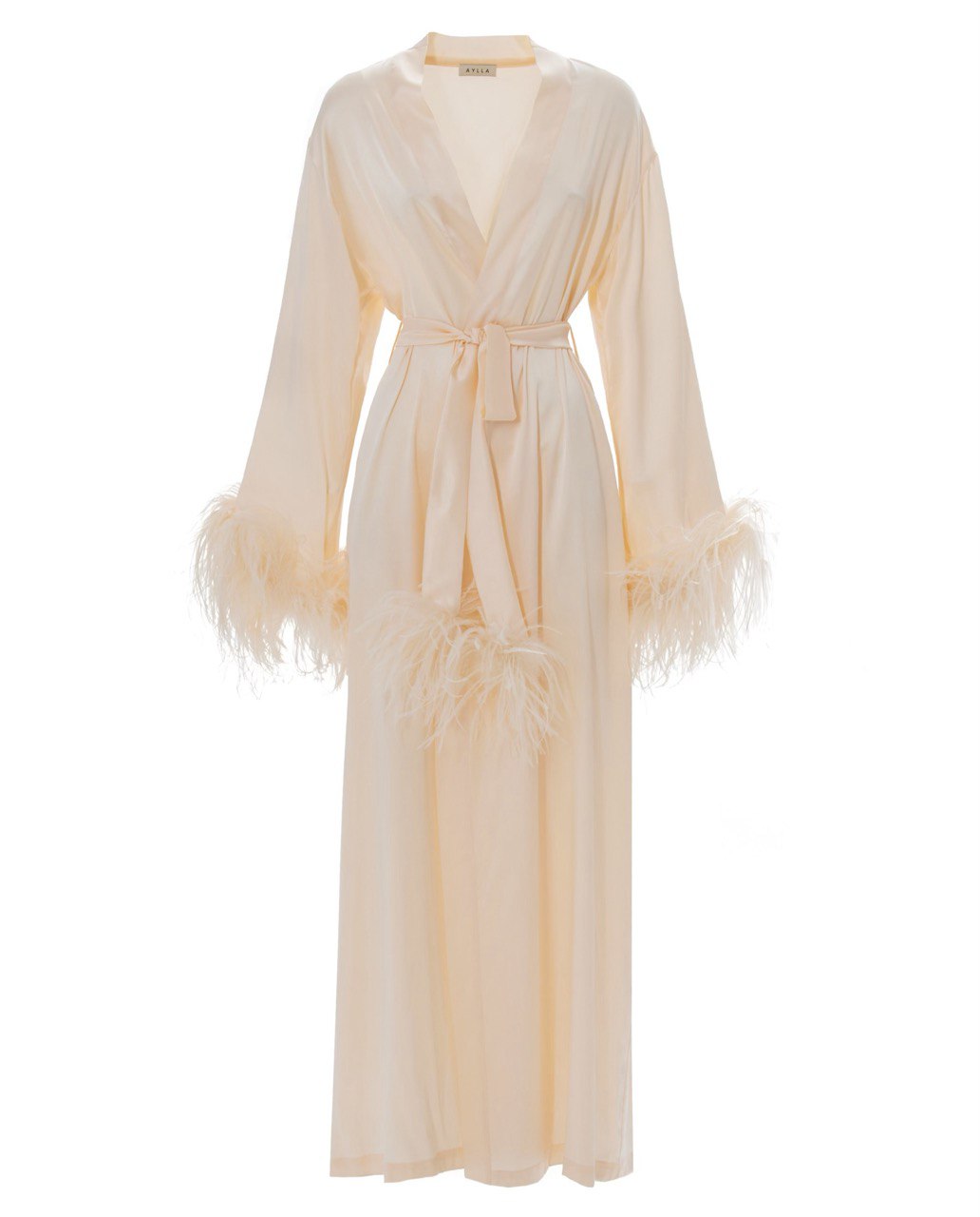 Charline Silk Robe - Long