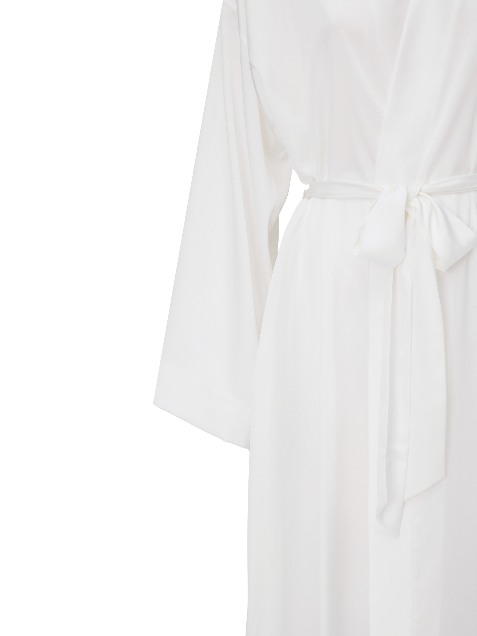 Celine White Robe - Long