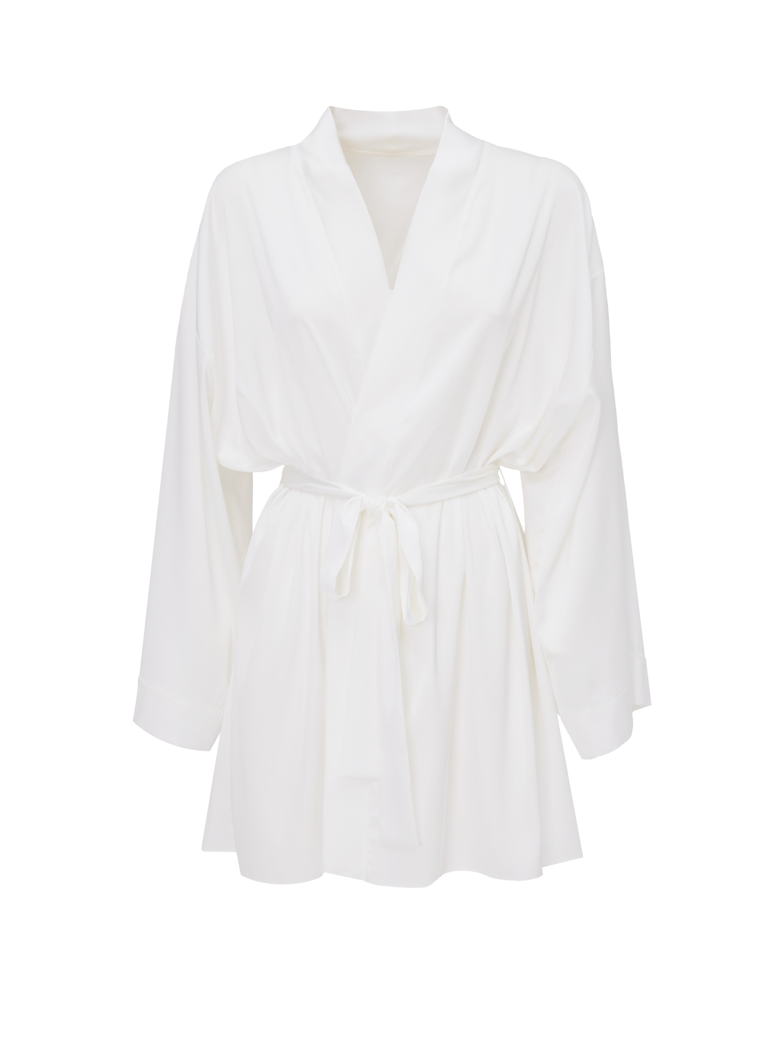 Celine White Robe - Short