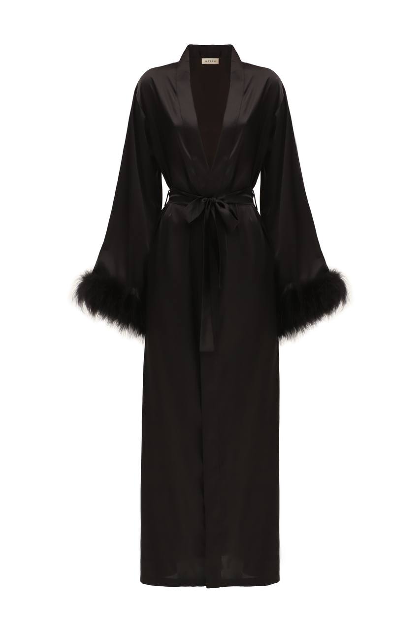 Paris Silk Robe - Long
